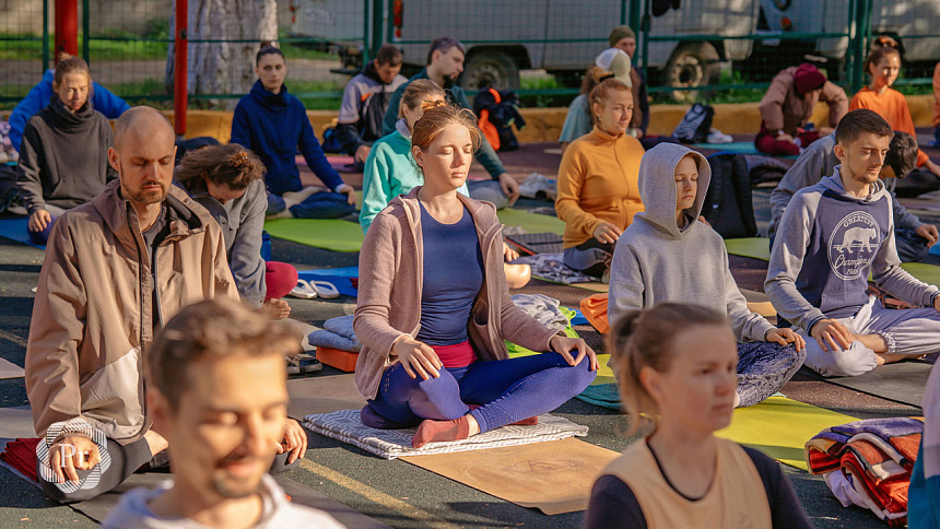 group pranayama photo