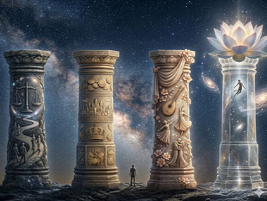 Navigation of Life: how dharma, artha, kama, and moksha shape our path