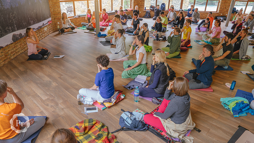 pranayama in class photo