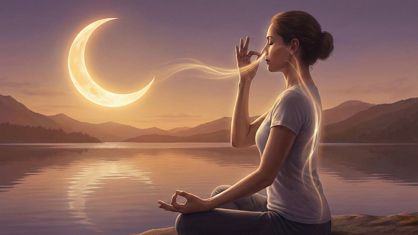 Chandra Bhedana Pranayama