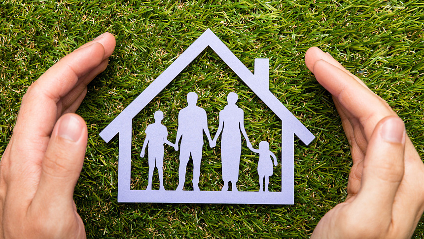 Home and family photo