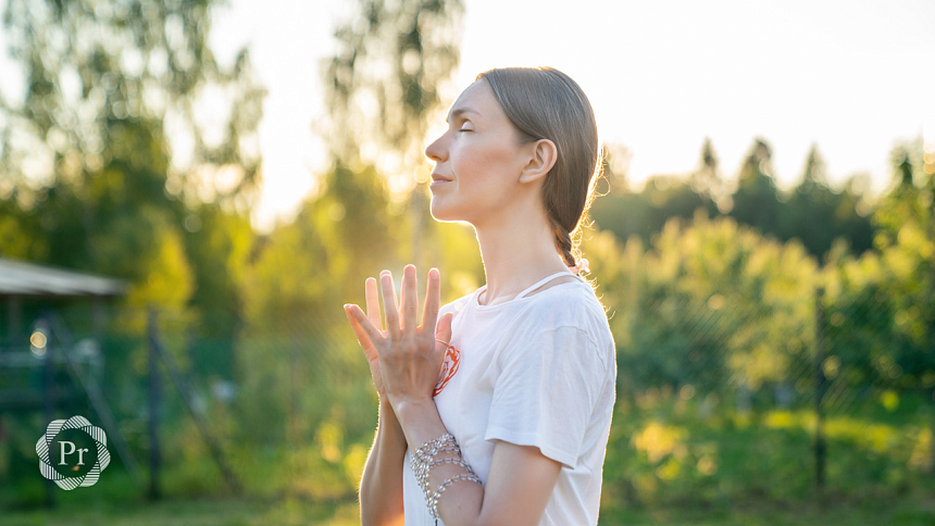 Prana in the mountains photo