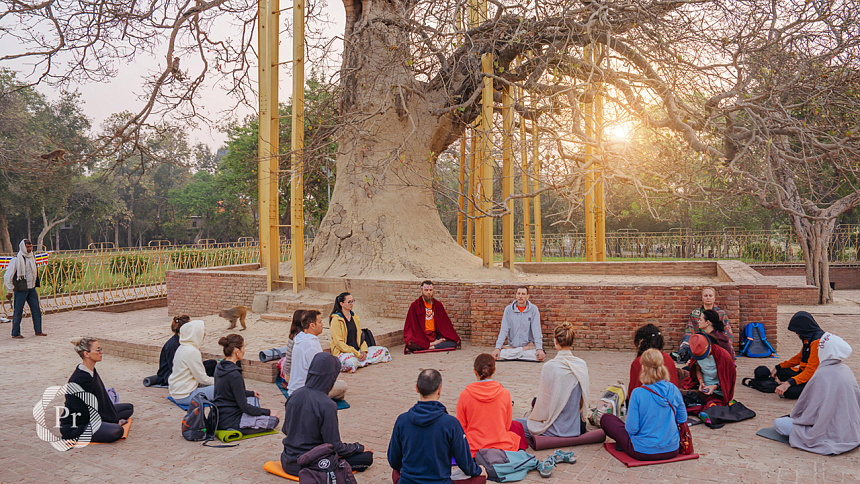 Morning meditation photo